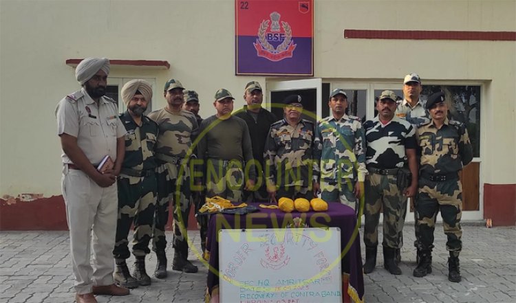 पंजाबः ड्रोन से गिराई 3 किलो से अधिक हेरोइन बरामद