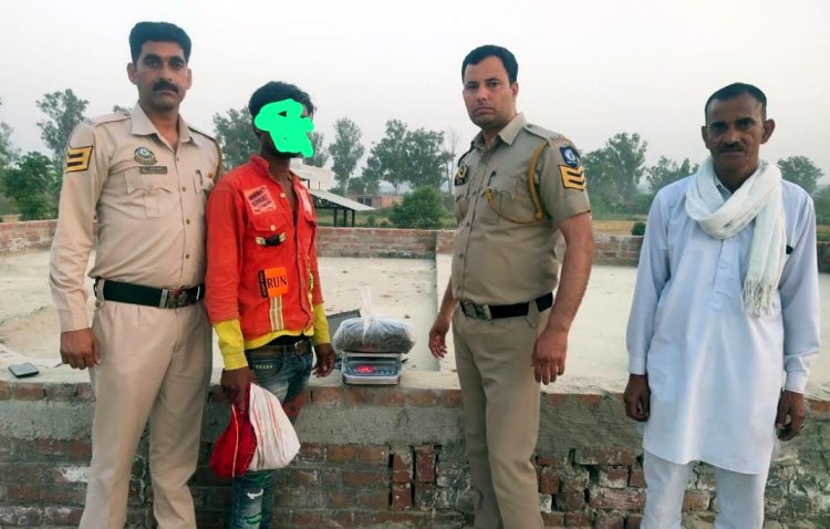 852 ग्राम गांजे सहित बिहार का युवक काबू