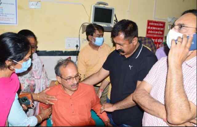 लठियानी के पास विधायक सतपाल सत्ती की कार दुर्घटनाग्रस्त, बाल बाल बचे