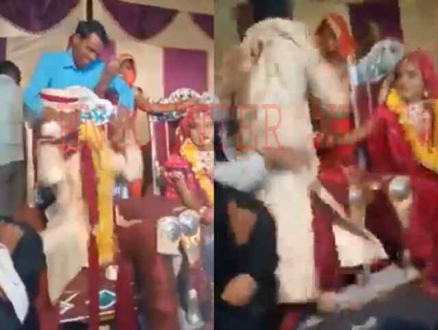 शादी में ऐसा क्या हुआ कि दुल्हे ने जीजे को जड़ दिए थप्पड़, वीडियो वायरल