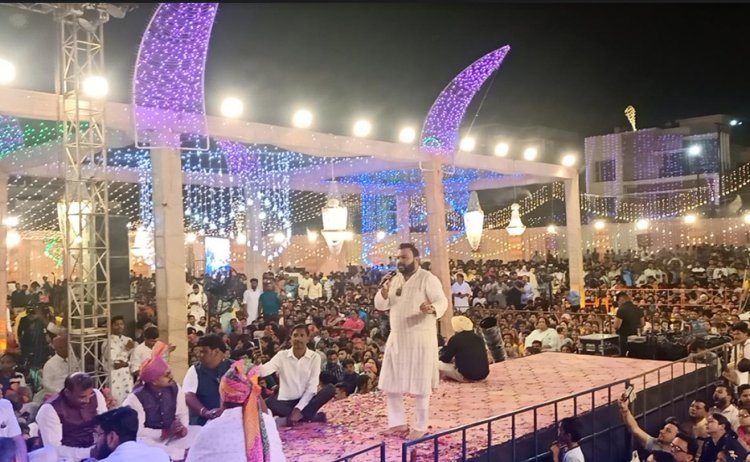 बददी में कन्हैया मित्तल के भजनों पर झूमे श्रोतागण, देखें वीडियो