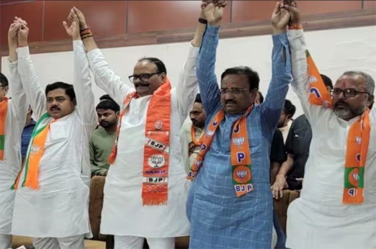 विपक्ष को बड़ा झटका, पूर्व प्रदेश सचिव अपने समर्थकों के साथ बीजेपी में हुए शामिल