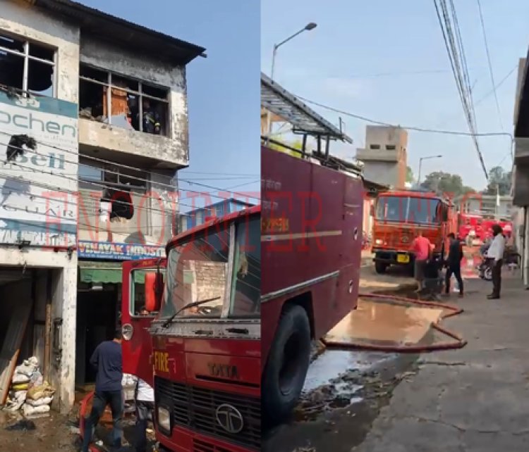 होशियारपुरः विनायक हार्डवेयर की बिल्डिंग में लगी भीषण आग, सामान जलकर हुआ राख, देखें वीडियो