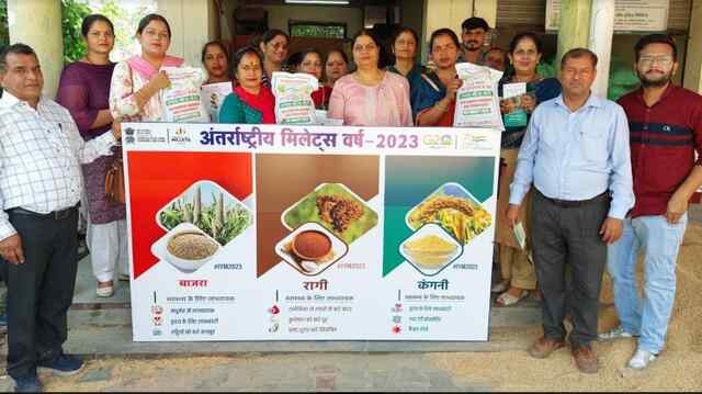मोटे अनाज़ की महत्ता बारे कृषि सखियों को किया जागरूक