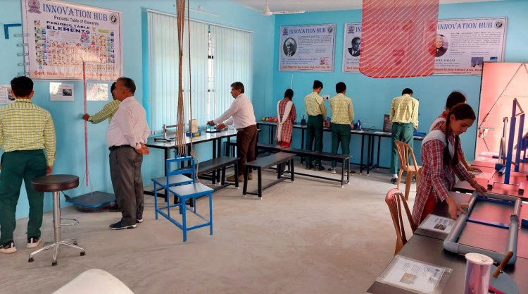 स्कूली बच्चों के लिए ज्ञानवर्धक सिद्ध होगी डाॅ सीवी रमन इन्नोवेटिव लैब 