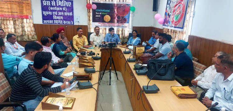 कल्याण भवन ऊना में प्रेस से मिलिए कार्यक्रम आयोजित