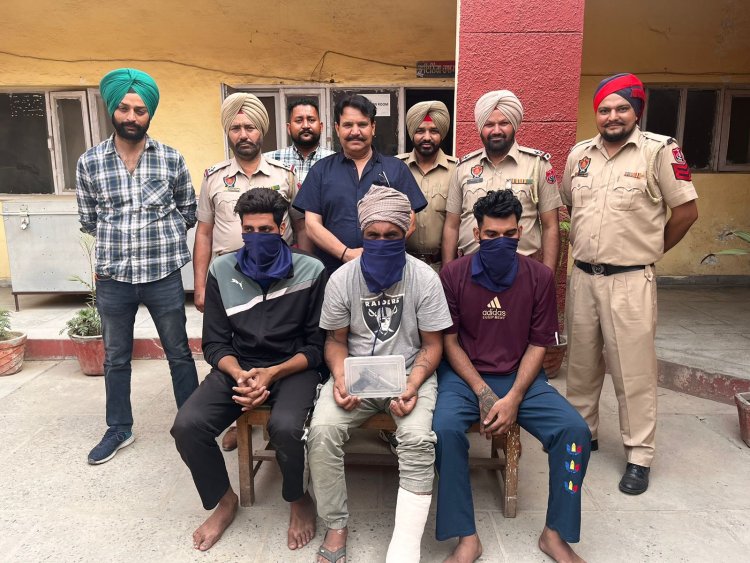 हाईवे पर गनपॉइंट पर लूट करने वाले तीन गिरफ्तार