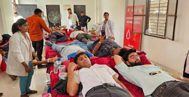 रोटरी ब्लड बैंक चंडीगढ़ के आहवान पर लगाया आपात स्थिति में कैंप