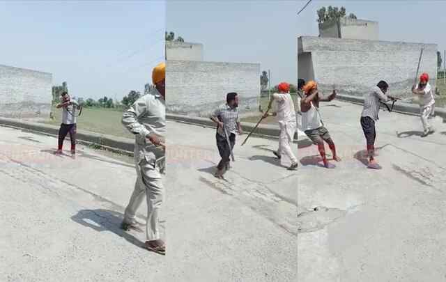 पंजाबः जमीनी विवाद को लेकर दो गुटों में चली गोलियां, एक घायल, देखें वीडियो