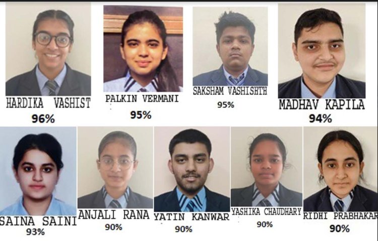 वशिष्ट पब्लिक स्कूल में 12वीं कक्षा का परीक्षा परिणाम शत प्रतिशत रहा