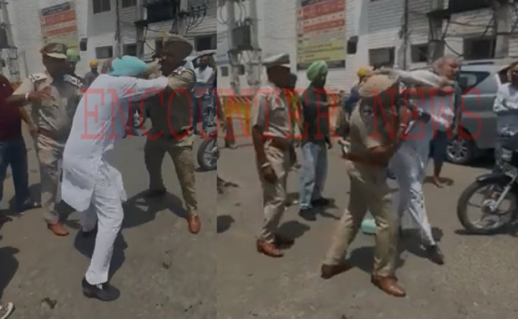 पंजाबः खालसा कॉलेज के पास पुलिसकर्मियों से सिख व्यक्ति की हाथापाई, उतरी पगड़ी, देखें वीडियो