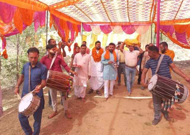 पातका मंदिर बाबा बालक नाथ बाथु में श्रीमद भागवत कथा का आयोजन 