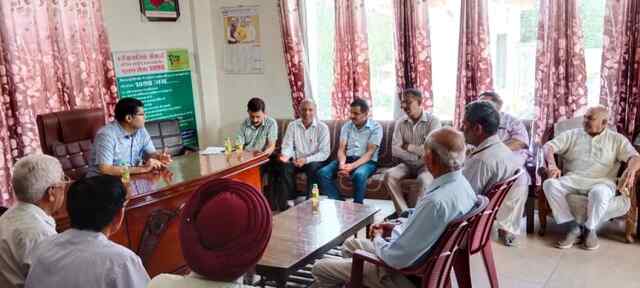 विधायक सतपाल सिंह सत्ती की अध्यक्षता में जिला भाजपा की अहम बैठक का आयोजन
