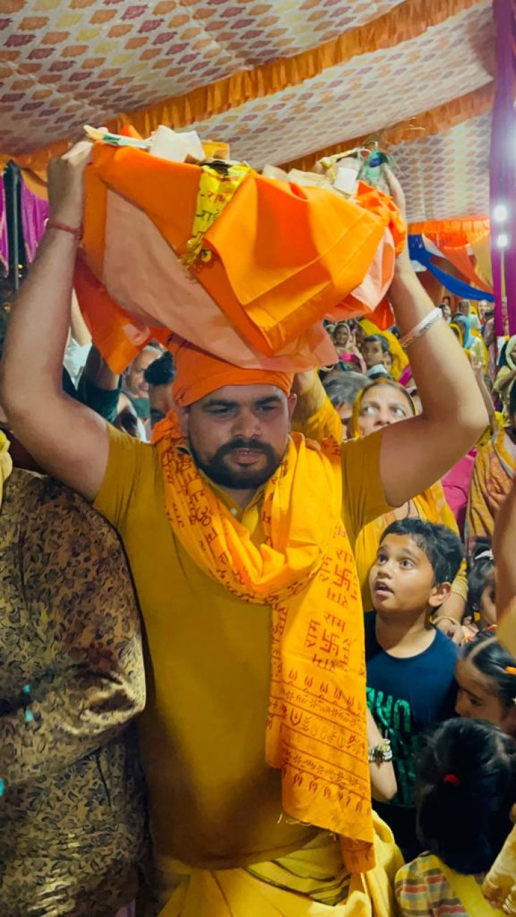 श्रीमद् भागवत ज्ञान कथा के चौथे दिन कृष्ण जन्म प्रसंग व उत्सव