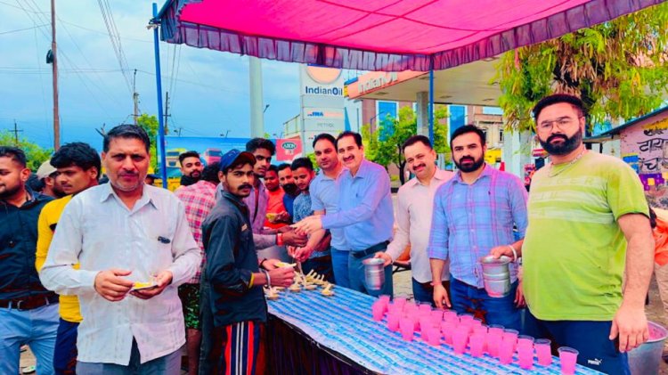 निर्जला एकादशी को पानी पिलाना पुण्य का काम – मदन चौधरी