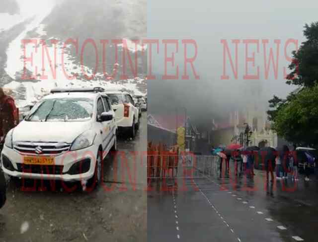 ऑरेंज अलर्ट के बीच झमाझम बारिश, चोटियों पर बर्फबारी, देखें वीडियो