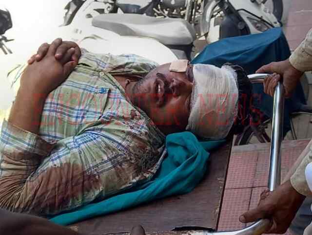 जालंधरः बाइक सवार व्यक्ति को गाड़ी ने मारी टक्कर