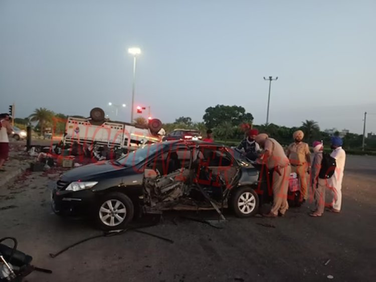 पंजाबः टोयोटा गाड़ी और पिकअप जीप में भीषण टक्कर, 10 माह के बच्चे समेत महिला की मौत