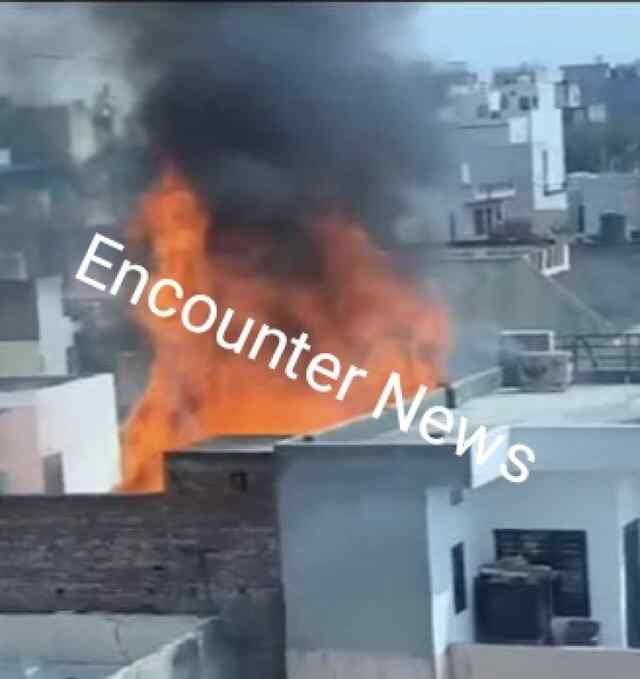 पंजाब : अर्बन एस्टेट में घर में लगी भीषण आग