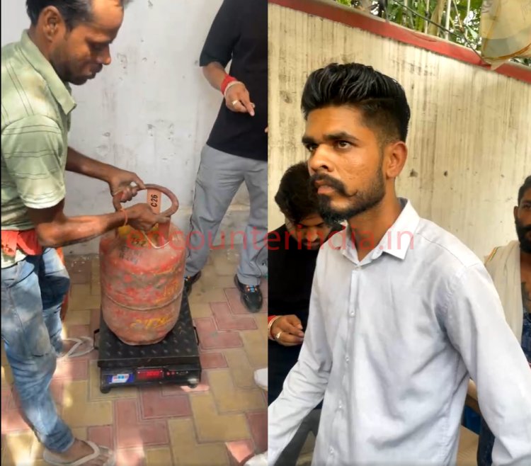 जालंधरः सिलेंडर में गैस कम निकलने पर हुआ हंगामा, देखें Live