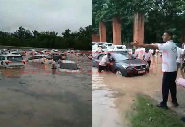 पंजाबः Punjab Police की अकादमी में घुसा पानी, डूबी कई गाड़ियां गाड़ियां, देखें वीडियो