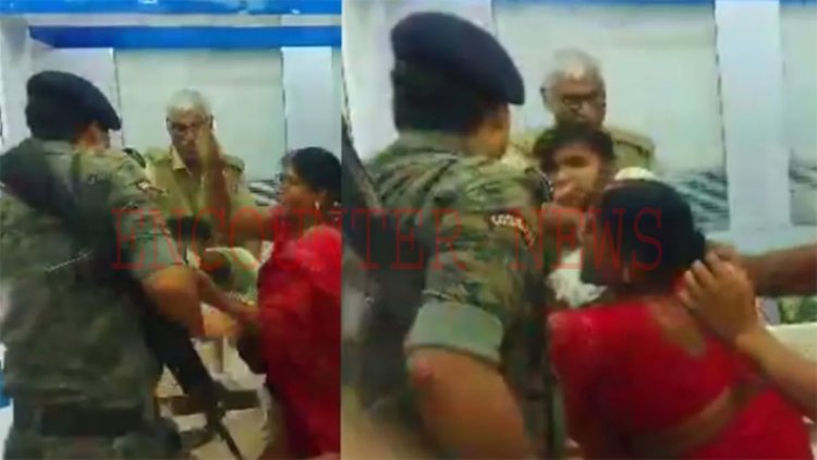 SBI में खाता खुलवाने आए SSB जवान और उनकी मां के साथ पुलिस ने की मारपीट, वीडियो वायरल 