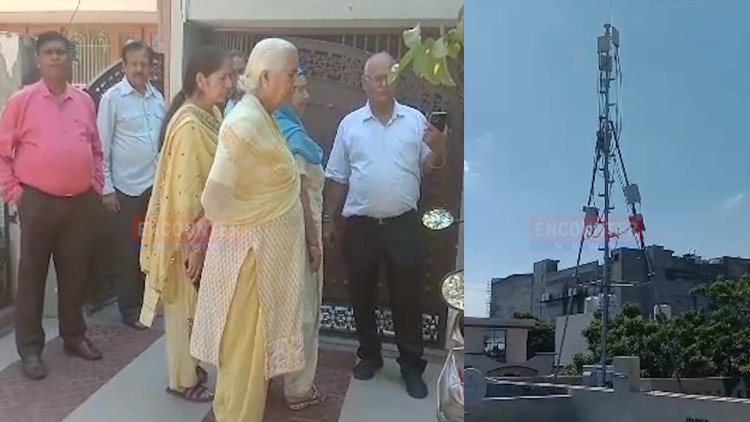 जालंधरः  मकान में टॉवर लगाने को लेकर हुआ हंगामा, देखें वीडियो
