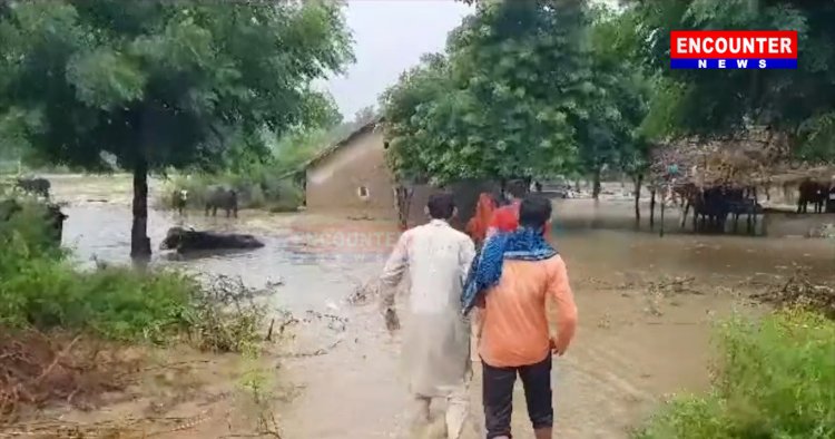 होशियारपुरः बारिश के कारण हुई तबाही, देखें वीडियो