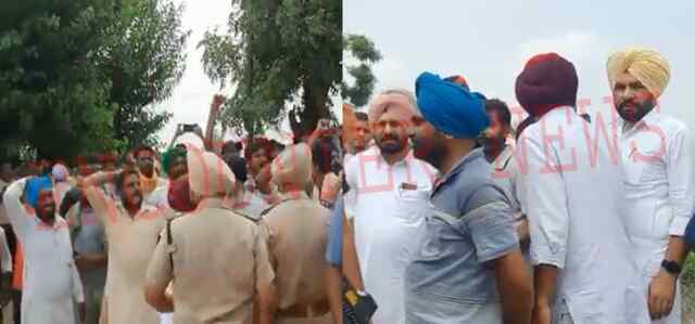 पंजाबः आप के कार्यकारी अध्यक्ष प्रिंसिपल बुध राम और कैबिनेट मंत्री मीत हेयर का लोगों ने किया विरोध, देखें वीडियो