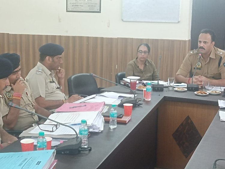 अम्ब में क्राइम मीटिंग का आयोजन , चक्क सराय में चौकी खोले जाने पर विचार