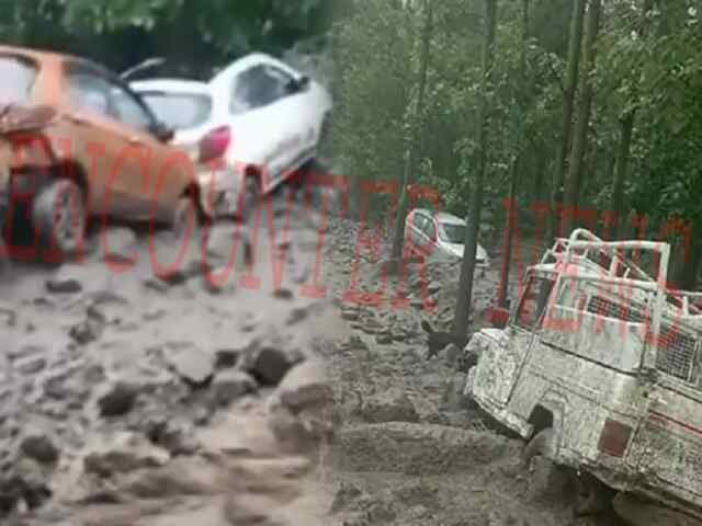 हिमाचल में दूसरे दिन फटे बादल, हुई तबाही, देखें वीडियो