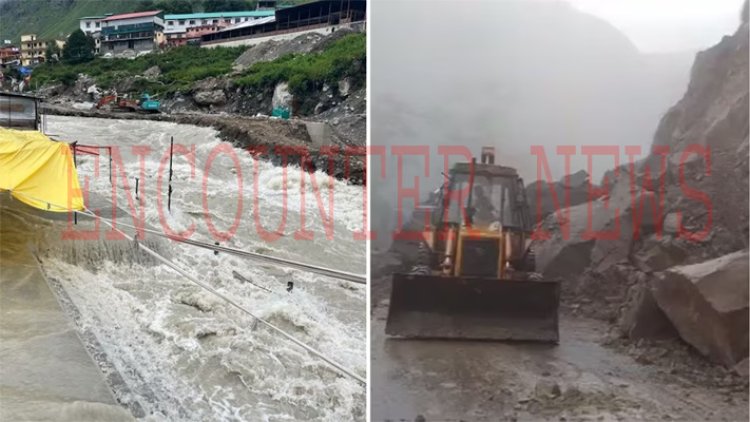 बादल फटने से हुई लैंडस्लाइड, बह गई 150 मीटर सड़क, आज भी बारिश का अलर्ट