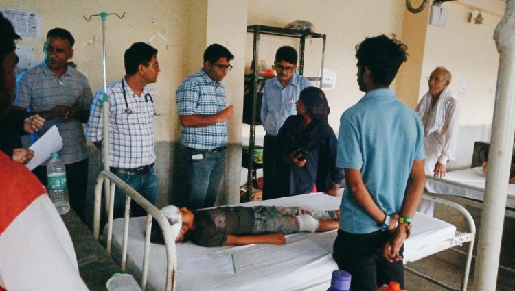 अतिरिक्त उपायुक्त ने जाना पालकवाह दुर्घटना में घायलों का कुशलक्षेम