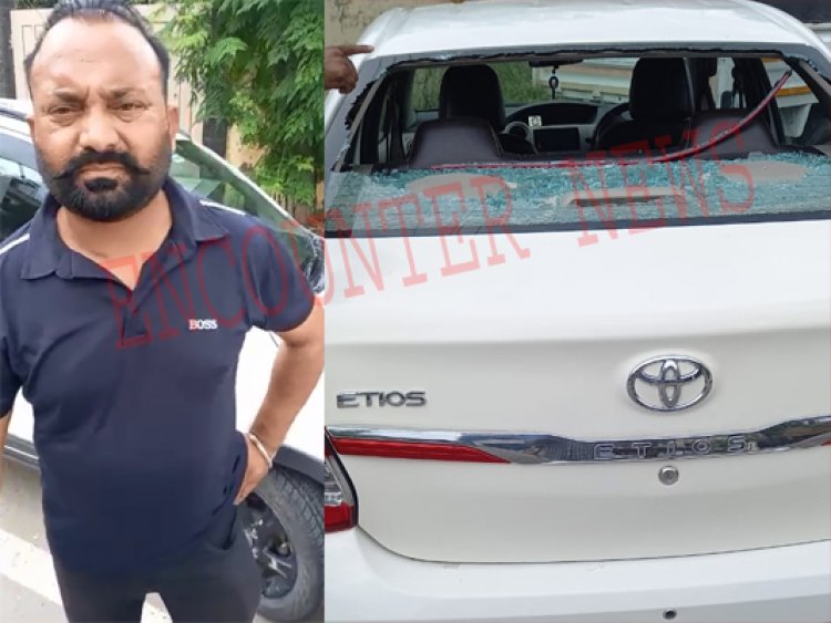 जालंधरः इस इलाके में अज्ञात हमलावारों ने गाड़ी के तोड़े शीशे, देखें वीडियो