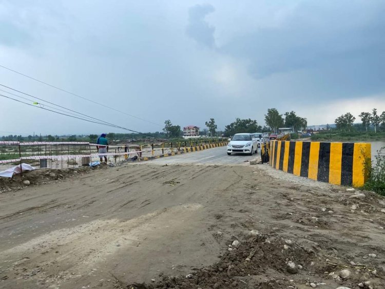 ऊना-होशियारपुर सड़क बहाल, घालुवाल पुल क्षतिग्रस्त होने से थी बंद