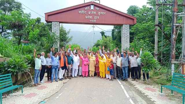 ननाबी में दी गई कारगिल युद्ध के शहीदों को श्रद्धांजलि