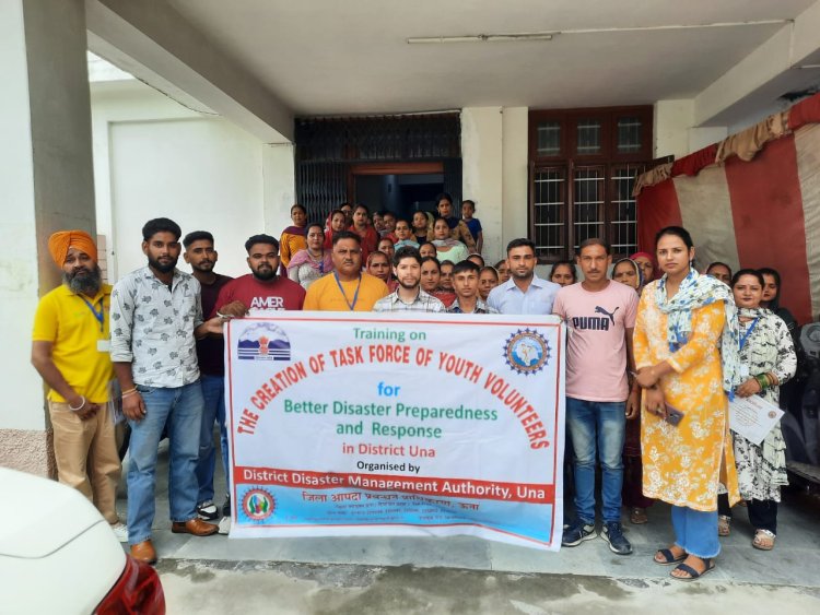 बेहतर आपदा प्रबंधन के लिए स्वयंसेवकों की टास्क फोर्स निर्माण हेतू तीन दिवसीय प्रशिक्षण शिविर समपन्न