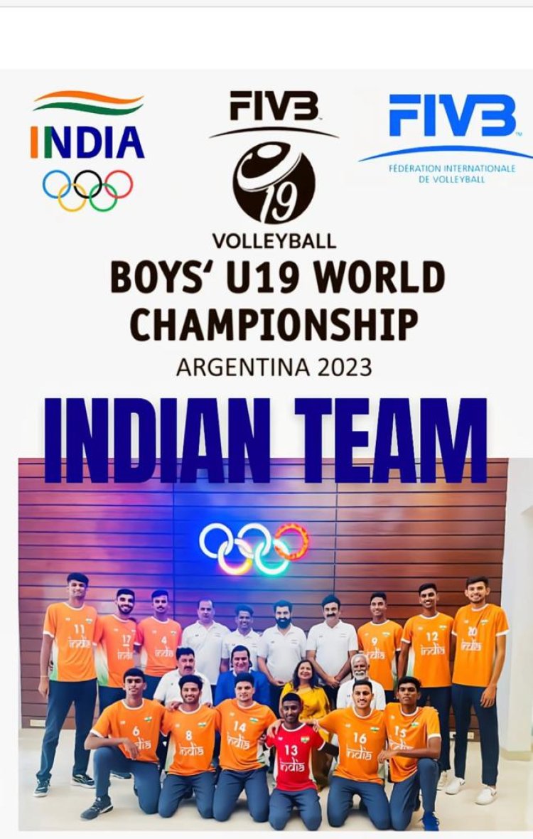 भारतीय अंडर-19 (लडक़े) विश्व चैंपियनशिप में भाग लेने के लिए सनजॉन (अर्जेटीना) रवाना