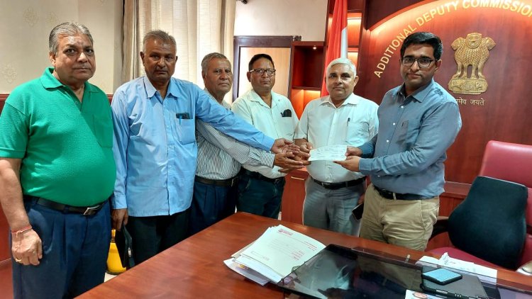 वायु सैनिक सेवा समिति ने सीएम राहत कोष में प्रदान किए 21 हज़ार रूपये
