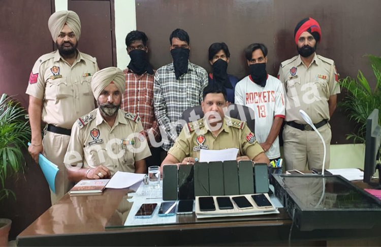 जालंधर: चोरी और छीना झपटी के मामले में चार गिरफ्तार, 14 Mobile और एक LCD बरामद
