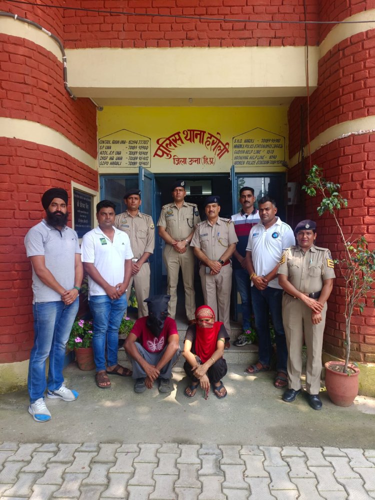 हरोली पुलिस ने पकड़ी 129 किलो 600 ग्राम भुक्की,2 गिरफ्तार