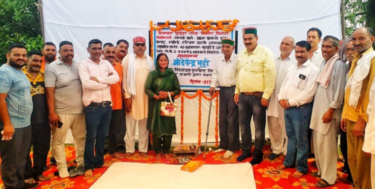पिपलू रेड़कू सड़क का 40.68 लाख के निर्माण का विधायक भुट्टो ने किया भूमि पूजन