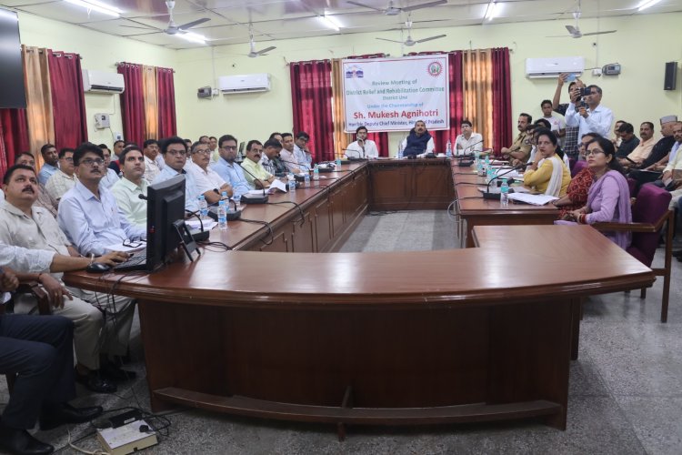 जिला में भारी बारिश से 186.83 करोड़ रूपये के नुक्सान का आंकलन