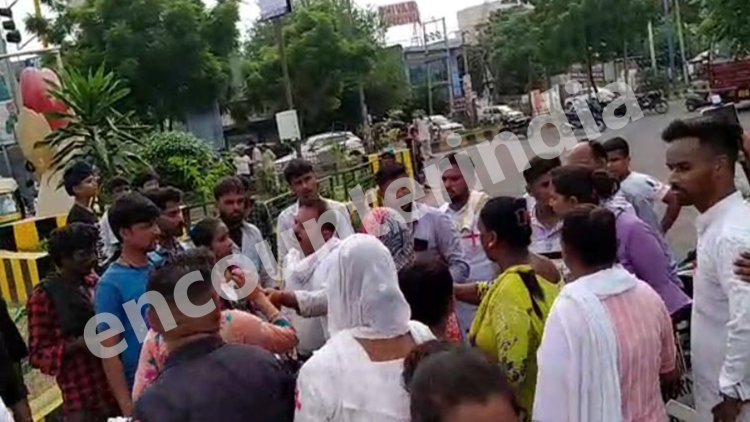 जालंधरः प्रदर्शनकारियों पर चालक ने चढ़ा दी बैलेरो गाड़ी, कई घायल, हुआ हंगामा