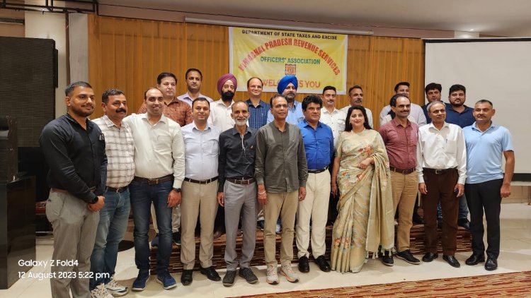 राजस्व सेवाएं अधिकारी एसोसिएशन की राज्य अध्यक्ष की कमान राकेश शर्मा को सौंपी