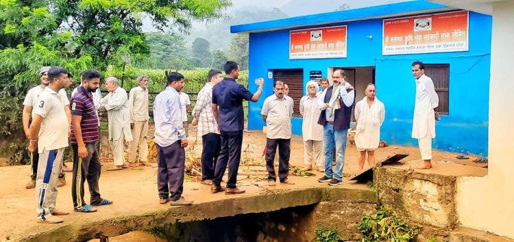 बंगाणा के मलांगड़ में बादल फटने जैसे स्थिति, 6 फीट मन्दिर व घरों में घुसा पानी