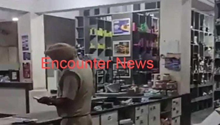 जालंधरः इस थाने से कुछ कदम की दूरी पर दुकान से लाख की हुई चोरी, देखें वीडियो