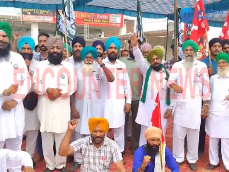 पंजाब: किसानों ने किया प्रदर्शन, दी ये चेतावनी 