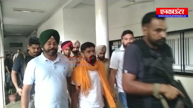 पंजाब : भारी सुरक्षा के बीच गैंगस्टर लॉरेंस बिश्नोई की पेशी, देखें वीडियो