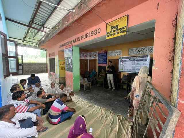 ईसपुर में प्राकृतिक खेती के अंतर्गत एक दिवसीय प्रशिक्षण शिविर का आयोजित